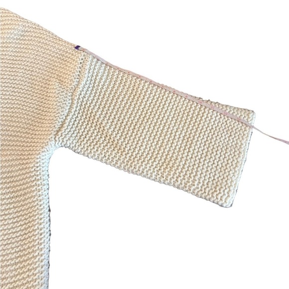 FRENCH CONNECTION WOMENS CREAM COLORED OPEN CARDIGAN DROP SHOULDER SIZE MEDIUM - Picture 10 of 10